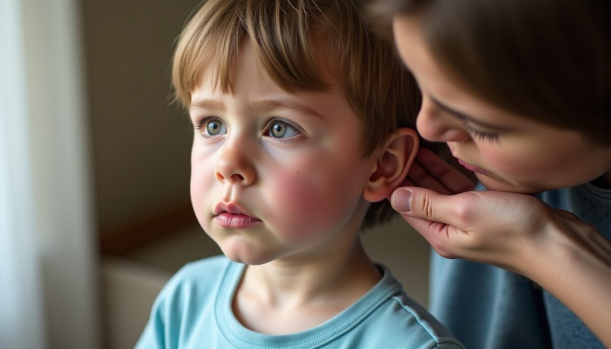 Douleur derrière l&rsquo;oreille chez l&rsquo;enfant : reconnaître les signes révélateurs d&rsquo;une mastoïdite